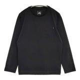 THE NORTH FACE ロングスリーブエアリーリラックスティー ポケット付き NTW62160 長袖Ｔシャツ カットソー ロンＴ ブラック レディース ザノースフェイス【中古】6-0809M∞