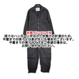 Frank & Eileen コットンリネン ジャンプスーツ NORTHERN IRELAND ノーザンアイルランド オールインワン ツナギ ブラック レディース フランク & アイリーン【中古】6-0519M♪