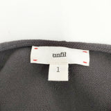 unfil high twist cotton knit small beret コットンベレー帽 ONSP-UW154 サイズ1 帽子 ベレー帽 グレー レディース アンフィル【中古】6-0521G◎