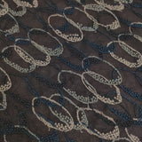 mina perhonen mousse 刺繍 ss1615 サイズ38 ノースリーブ シアー ブラウス シャツ ブラック レディース ミナペルホネン【中古】6-0526S♪