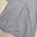 YAECA STUDY 1510619 コットン ロングシャツ サイズS ワンピース ライトブルー BLUE STRIPE レディース ヤエカ【中古】6-0919M∞