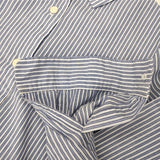 YAECA STUDY 1510619 コットン ロングシャツ サイズS ワンピース ライトブルー BLUE STRIPE レディース ヤエカ【中古】6-0919M∞