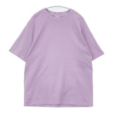 Yonetomi コットン クルーネック 無地 日本製 サイズ2 半袖Ｔシャツ カットソー ラベンダー レディース ヨネトミ/米富繊維【中古】6-0609S△