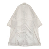 Yarmo Cambric Cotton ビッグコート スタンドカラーコート YAR-23SS CO15 コート オフホワイト レディース ヤーモ【中古】6-0612M♪