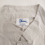 Yarmo Cambric Cotton ビッグコート スタンドカラーコート YAR-23SS CO15 コート オフホワイト レディース ヤーモ【中古】6-0612M♪