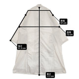 Yarmo Cambric Cotton ビッグコート スタンドカラーコート YAR-23SS CO15 コート オフホワイト レディース ヤーモ【中古】6-0612M♪