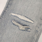 Levi's 新品 ダメージ加工 517 フラッシャー付き W29 L32 BOOTCUT デニムパンツ ライトブルー メンズ リーバイス【中古】6-0815G∞