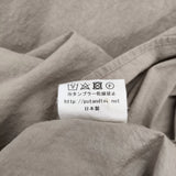 pot and tea ギャザードレス 日本製 ドロップショルダー ワンピース ベージュ レディース ポットアンドティー【中古】6-0531S♪
