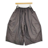 TENNE HANDCRAFTED MODERN ビッグポケットキュロット ワイドパンツ キュロット Cグレー レディース テンハンドクラフテッドモダン【中古】6-0519M♪