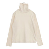HAND ROOM バルキー タートルネックカットソー 定価18700円 8223-1201 長袖Ｔシャツ カットソー ロンＴ ベージュ レディース ハンドルーム【中古】6-0809M∞