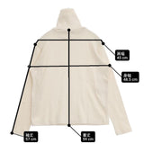 HAND ROOM バルキー タートルネックカットソー 定価18700円 8223-1201 長袖Ｔシャツ カットソー ロンＴ ベージュ レディース ハンドルーム【中古】6-0809M∞