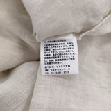 fog linen work リネン ギャザー ロングスカート ライトベージュ レディース フォグリネンワーク【中古】6-0717M♪