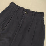 HAU tidy コットン CLASKA 0211-0529 日本製 サイズ38 パンツ ネイビー レディース ハウ【中古】6-0803G∞