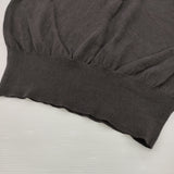 HAU ニットポロシャツ CLASKA クラスカ コットン ニット ブラック レディース ハウ【中古】6-0531S♪