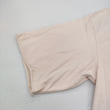blurhms High Gauge Plating Cut-off Short Tee 定価11000円 カットオフ ショート丈 Ｔシャツ カットソー ペールピンク レディース ブラームス【中古】6-0531S♪