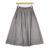 ANTIPAST Cotton Lawn Skirt コットンローンスカート 蜂モチーフ付 ロングスカート グレー レディース アンティパスト【中古】6-0809M∞