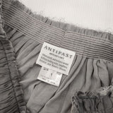 ANTIPAST Cotton Lawn Skirt コットンローンスカート 蜂モチーフ付 ロングスカート グレー レディース アンティパスト【中古】6-0809M∞
