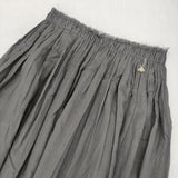 ANTIPAST Cotton Lawn Skirt コットンローンスカート 蜂モチーフ付 ロングスカート グレー レディース アンティパスト【中古】6-0809M∞