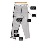 DES PRES 2タック アセテートポリエステル スラックス パンツ グレー レディース デプレ【中古】6-0809M∞