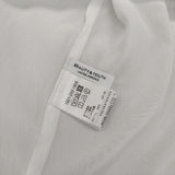 BEAUTY&YOUTH UNITED ARROWS ポリエステルフリル ブラウス ウォッシャブル ブラウス シャツ ホワイト レディース ビューティアンドユース【中古】6-0926M∞