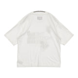 THE NORTH FACE PURPLE LABEL COOLMAX H/S 大河原健太 クールマックス フロッキープリント 半袖Ｔシャツ カットソー ホワイト レディース ザノースフェイスパープルレーベル【中古】6-0531S♪