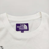 THE NORTH FACE PURPLE LABEL COOLMAX H/S 大河原健太 クールマックス フロッキープリント 半袖Ｔシャツ カットソー ホワイト レディース ザノースフェイスパープルレーベル【中古】6-0531S♪
