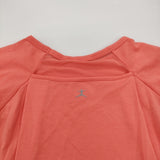 DANSKIN ハイブリッドベントチュールカバートップ サイズM 半袖Ｔシャツ カットソー ピンク バーミリオン レディース ダンスキン【中古】6-0531S♪