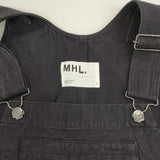 MHL. FADED COTTON TWILL 595-2240500 オーバーオール 22AW ネイビー系 レディース エムエイチエル【中古】6-0823G∞