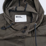 MHL. 595-7225502 コットンジャケット マウンテンパーカー カーキ レディース エムエイチエル【中古】6-0823M∞