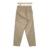 YAECA チノワイドテーパード 定価23100円 62611 サイズ28 チノパンツ ベージュ KHAKI レディース ヤエカ【中古】6-0823G∞