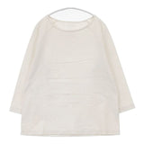 yohaku ラグランスリーブ コットン サイズ2 日本製 長袖Ｔシャツ カットソー ロンＴ オフホワイト レディース ヨハク【中古】6-0913M∞