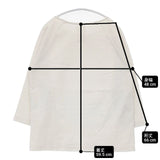 yohaku ラグランスリーブ コットン サイズ2 日本製 長袖Ｔシャツ カットソー ロンＴ オフホワイト レディース ヨハク【中古】6-0913M∞