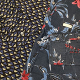 Desigual コットン インド製 サイズXL 長袖シャツ ネイビー マルチカラー メンズ デジグアル【中古】6-0815M∞