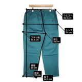 earth_eco_loco 大きいサイズ 5L ストレッチ パンツ エメラルドグリーン レディース アースエコロコ【中古】6-0823G∞