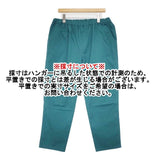 earth_eco_loco 大きいサイズ 5L ストレッチ パンツ エメラルドグリーン レディース アースエコロコ【中古】6-0823G∞