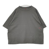 快晴堂 Girl's 首まわりしっかり五分袖Tシャツ 定価9350円 ワイドシルエット ポケット付き 半袖Ｔシャツ カットソー グレー レディース 快晴堂【中古】6-0526S♪