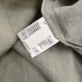 evam eva water linen half sleeve pullover 定価34100円 E261T112 半袖Ｔシャツ カットソー green haze ライトグレー メンズ エヴァムエヴァ【中古】6-0526S♪