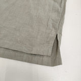 evam eva water linen half sleeve pullover 定価34100円 E261T112 半袖Ｔシャツ カットソー green haze ライトグレー メンズ エヴァムエヴァ【中古】6-0526S♪