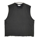 ANCELLM SLEEVELESS AGING T-SHIRT 定価22000円 ANC-CT86 スウェット ノースリーブ Ｔシャツ カットソー 24SS ブラック メンズ アンセルム【中古】6-0630S♪