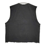 ANCELLM SLEEVELESS AGING T-SHIRT 定価22000円 ANC-CT86 スウェット ノースリーブ Ｔシャツ カットソー 24SS ブラック メンズ アンセルム【中古】6-0630S♪