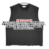 ANCELLM SLEEVELESS AGING T-SHIRT 定価22000円 ANC-CT86 スウェット ノースリーブ Ｔシャツ カットソー 24SS ブラック メンズ アンセルム【中古】6-0630S♪