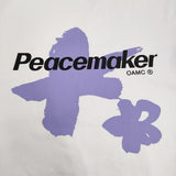 OAMC Peacemaker ピースメイカー ダブルレイヤーTシャツ Painted Double Layer Boxy Tshirt 定価25300円 長袖Ｔシャツ カットソー ロンＴ ホワイト メンズ オーエーエムシー【中古】6-0526M♪
