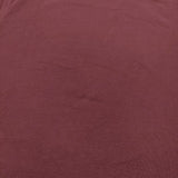 Santaku サンタク SNT25SS-TE01 サイズL 刺繍 無地 半袖Ｔシャツ カットソー ボルドー ワインレッド メンズ【中古】6-0630S♪