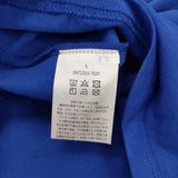 Santaku サンタク SNT25SS-TE01 サイズL 刺繍 無地 半袖Ｔシャツ カットソー ブルー メンズ【中古】6-0630S♪