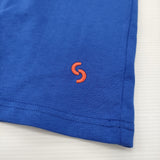 Santaku サンタク SNT25SS-TE01 サイズL 刺繍 無地 半袖Ｔシャツ カットソー ブルー メンズ【中古】6-0630S♪