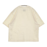 Santaku サンタク SNT25SS-TE01 サイズL 刺繍 無地 半袖Ｔシャツ カットソー アイボリー メンズ【中古】6-0630S♪