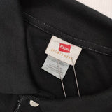 Hanes パキスタン製 コットン XL ポロシャツ ブラック メンズ ヘインズ【中古】6-0816M∞