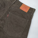 Levi's 502 W31 タック入り パンツ ダークブラウン メンズ リーバイス【中古】6-0816G∞