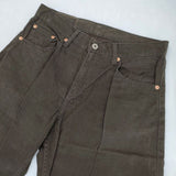 Levi's 502 W31 タック入り パンツ ダークブラウン メンズ リーバイス【中古】6-0816G∞