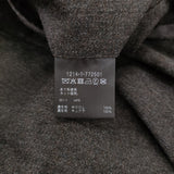 H BEAUTY&YOUTH ウール ファーム 1プリーツ ワイドパンツ 定価42900円 パンツ 25AW ダークグレー メンズ エイチビューティアンドユース【中古】6-0918T♪